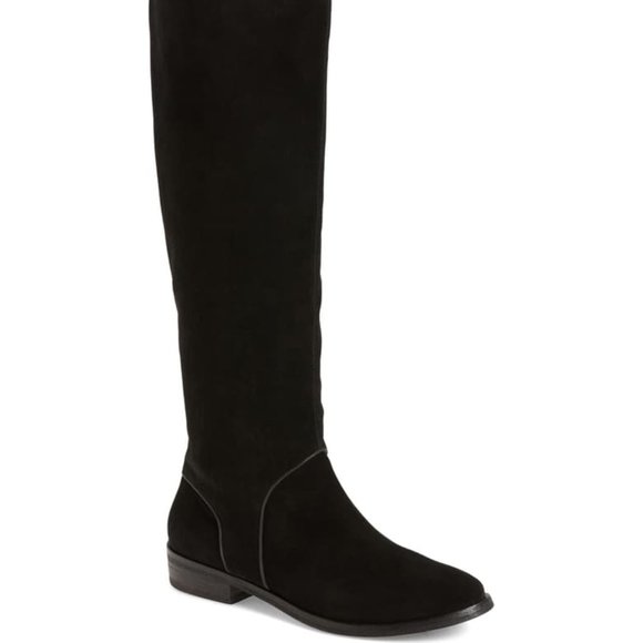 NEW UGG Daley Tall Knee High Black Leather Boot - Picture 2 of 5